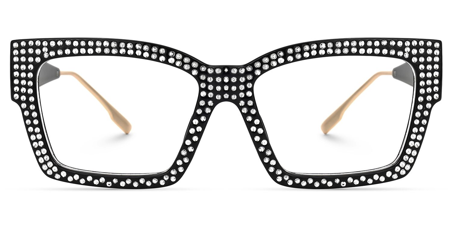 Drayton Square Black Glasses | ZEELOOL UK0