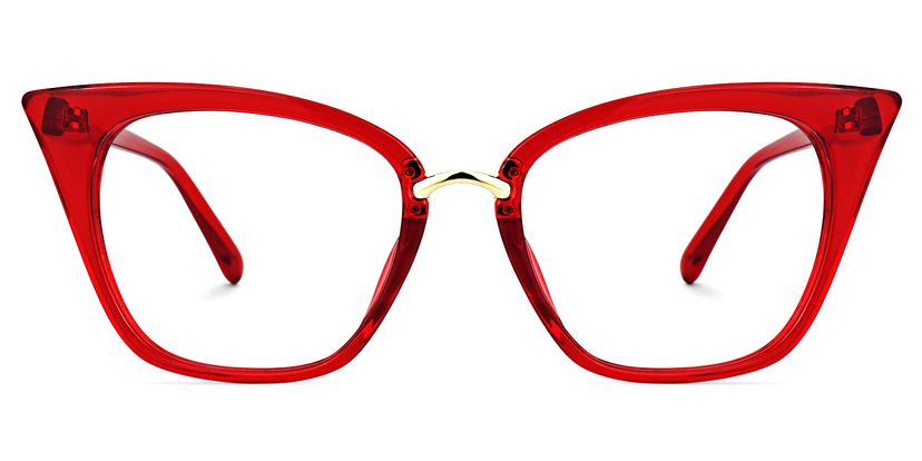 Chandrikar Cat Eye Red Glasses