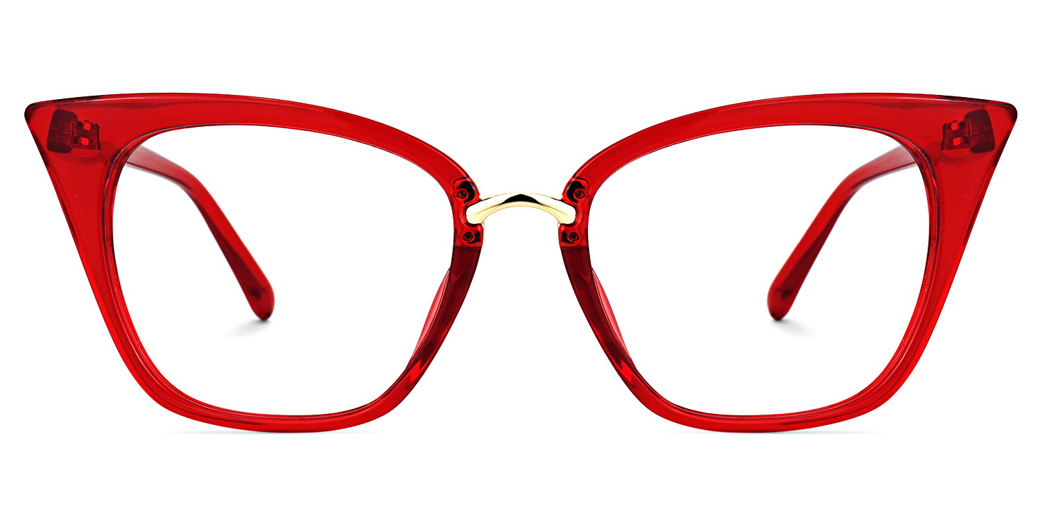 Chandrikar Cat Eye Red Glasses good-img