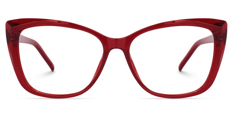 Farris Red Cat eye Glasses