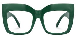 Alberta Green Square Glasses0