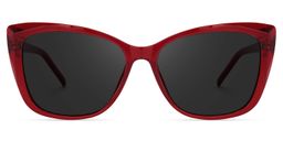 Farris Cat eye Red Sunglasses0