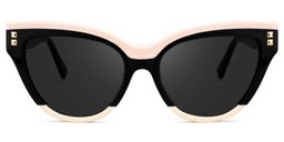 Cascata Cateye Black Sunglasses0