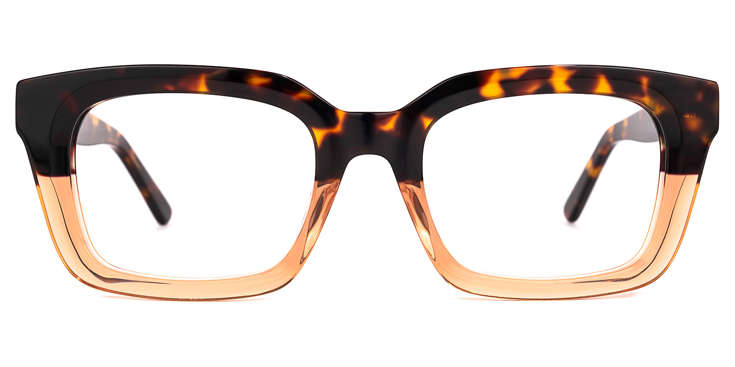Cloris Rectangle Tortoise Glasses | ZEELOOL UK0