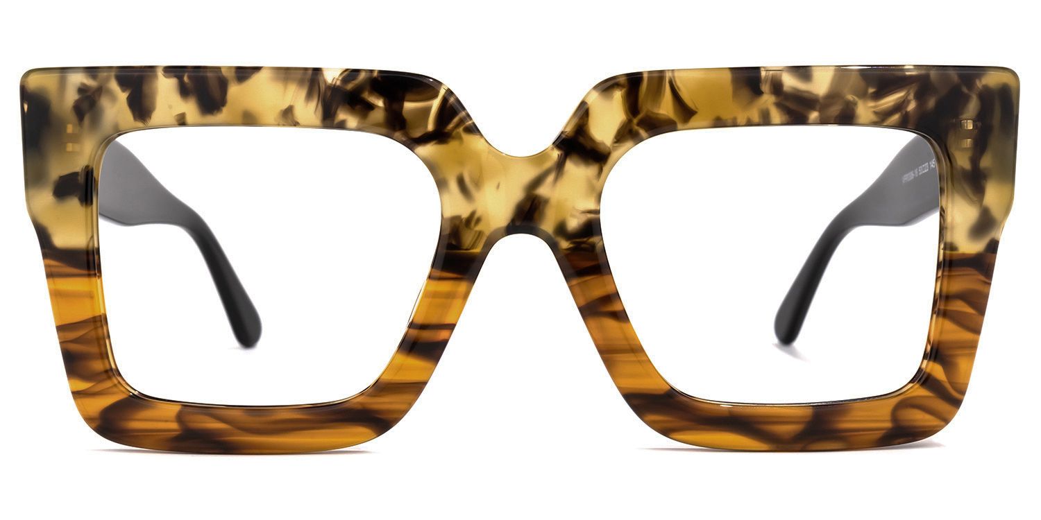 Brandon Square Brown Glasses | ZEELOOL UK0