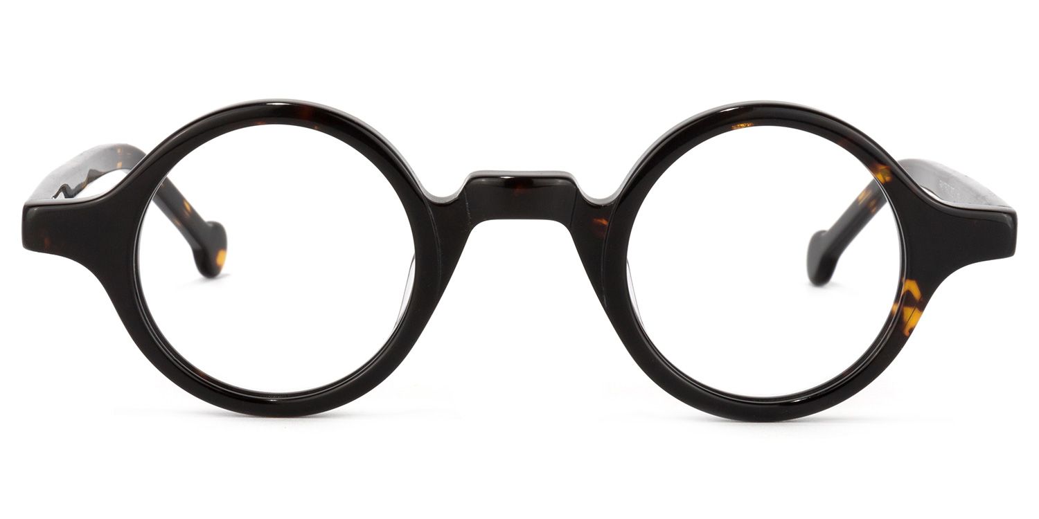 Arale Round Tortoise Full-rim Eyeglasses | ZEELOOL UK0
