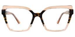 Lonnie Butterfly Beige Glasses0