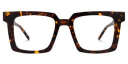Mack Square Yellow-Tortoise Glasses0