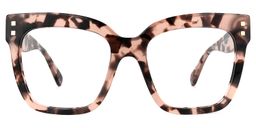 Minguela Square Pink-Tortoise Glasses2
