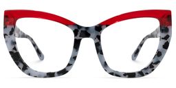 Shahdia Geometric Light-Tortoise Glasses0