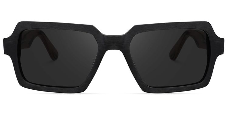 Arthur Geometric Black Sunglasses