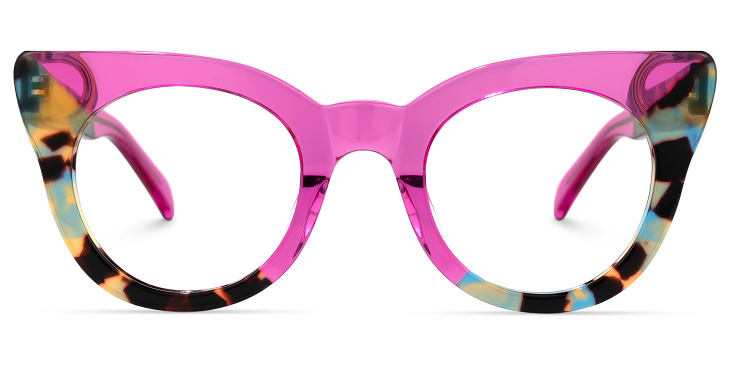 Godwin Cateye Purple Glasses | ZEELOOL UK0