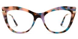 Indira Cat Eye Pink-Tortoise Glasses0