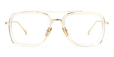 Gifford Aviator Clear Glasses
