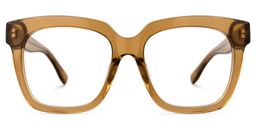 Xion Square Brown Glasses0