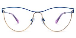 Rusland Geometric Blue Glasses0