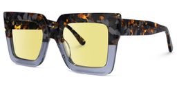 Brandon Gray Square Sunglasses1