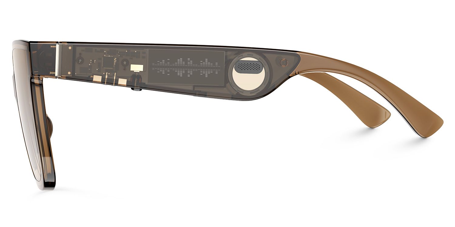 Boman Square Brown Bluetooth Sunglasses | ZEELOOL UK2
