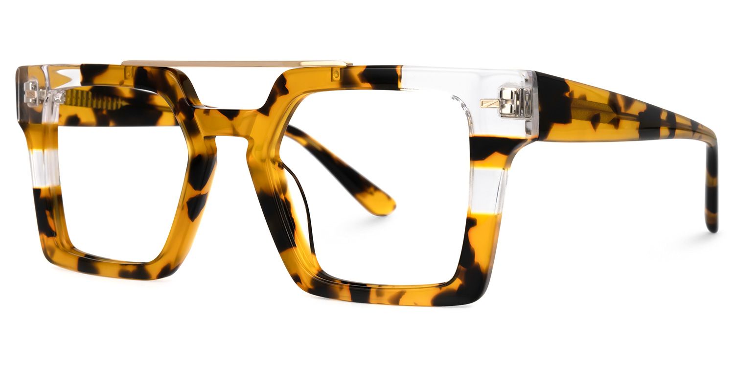 Julisa Square Tortoise Glasses | ZEELOOL UK1