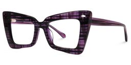 Kairos Cateye Purple Glasses1