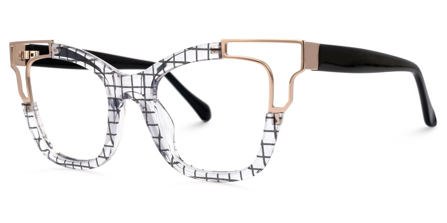 Clear Rhoden Cateye EyeGlasses and Glasses Frames1