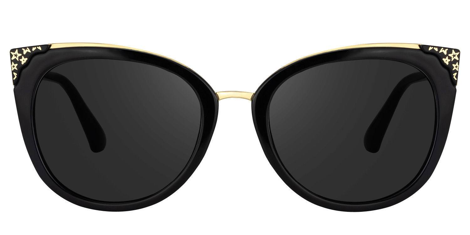 Dalton Cat Eye Black Sunglasses good-img