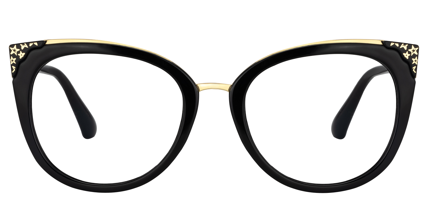 Dalton Cat Eye Black Glasses good-img