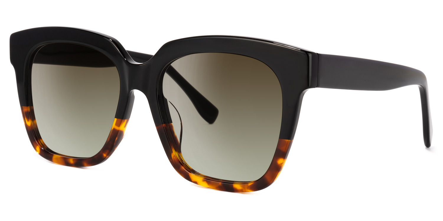 ZEELOOL Xion Square Tortoise Sunglasses