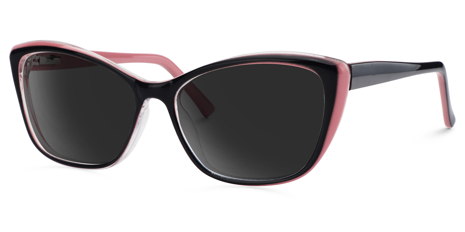 ZEELOOL Fidelia Cat Eye Black Glasses