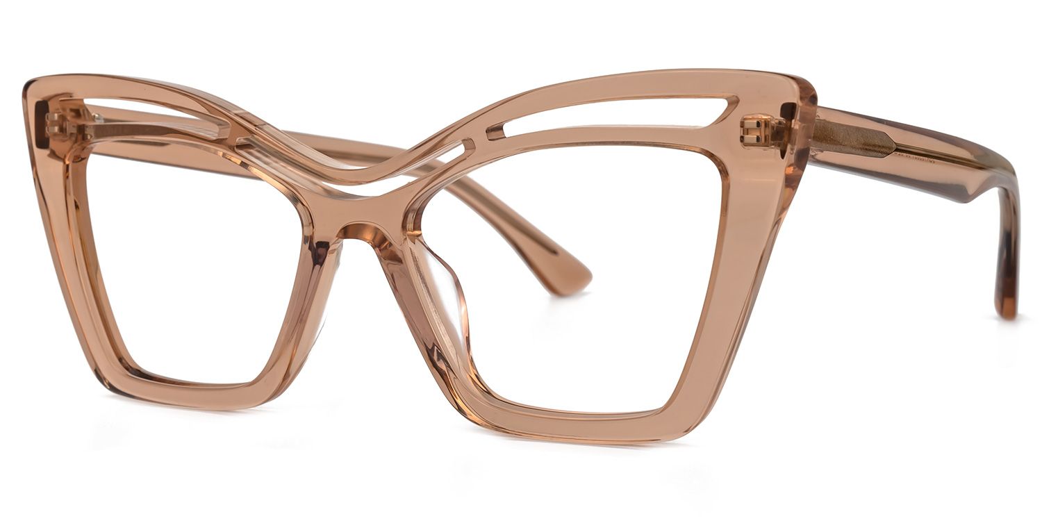 Arsolon Cateye Beige Glasses | ZEELOOL UK1