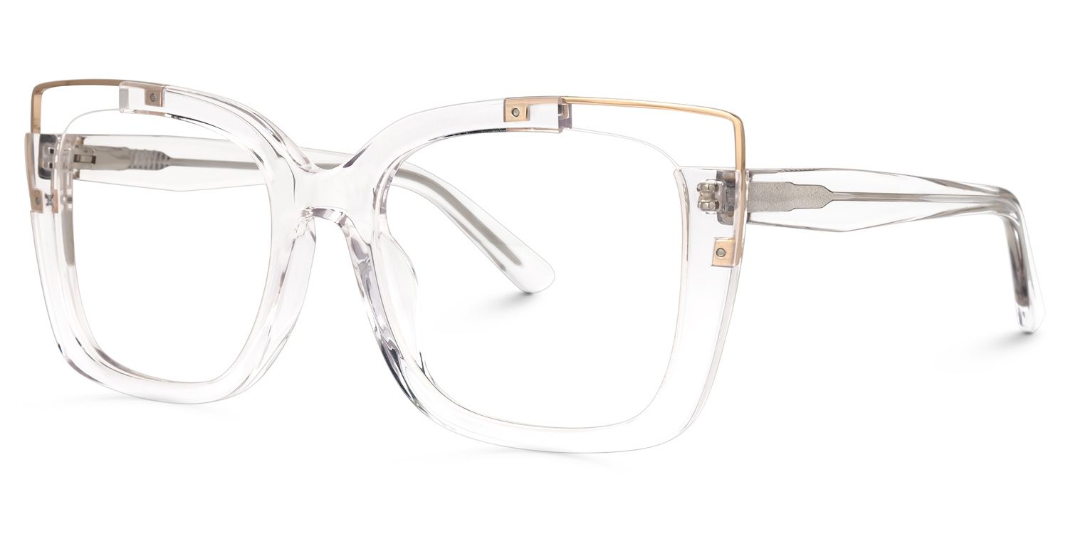 Dortch Square Clear Glasses | ZEELOOL UK1