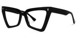 Berbey Geometric Black Glasses1