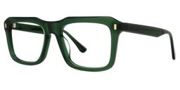 Haines Square Green Glasses1