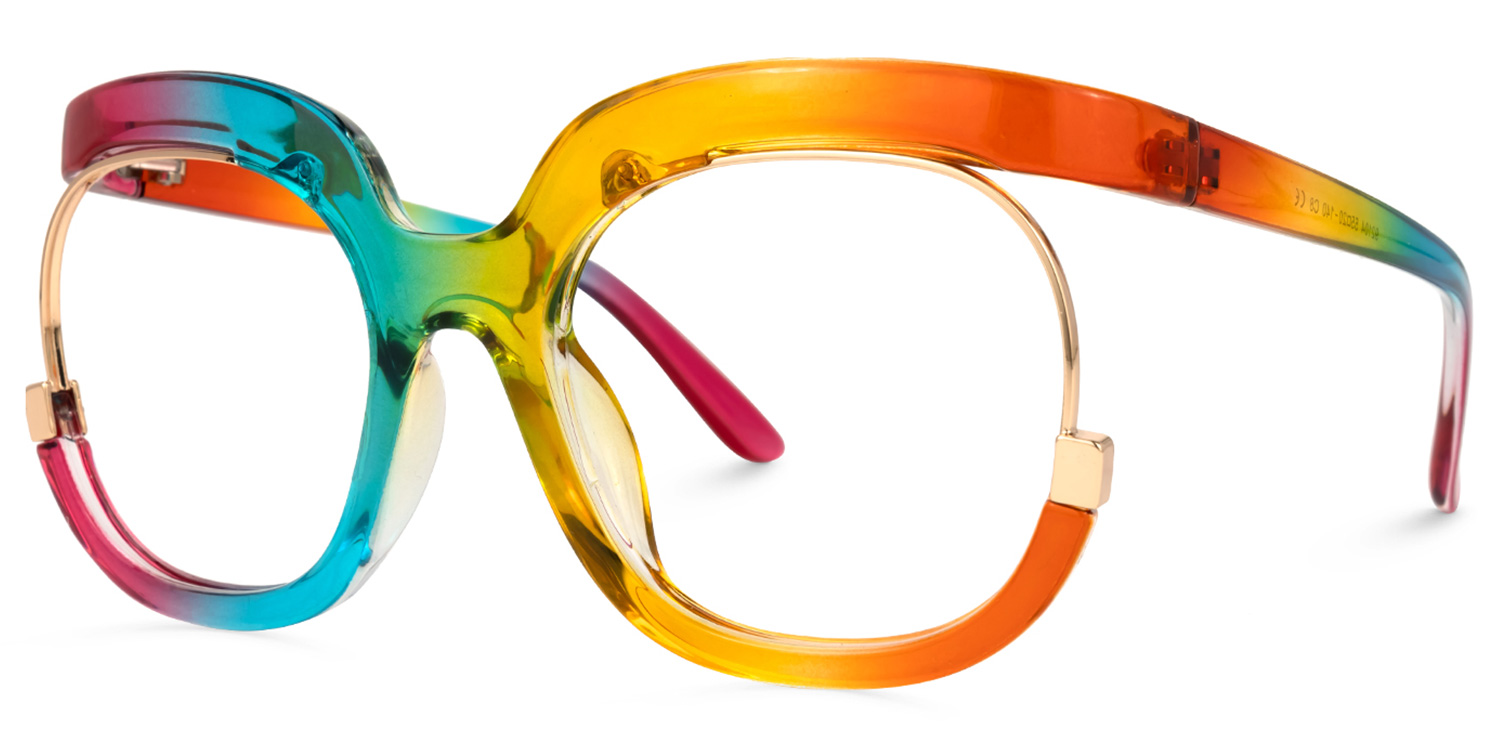 Darice Round Colorful Glasses | Zeelool Glasses1