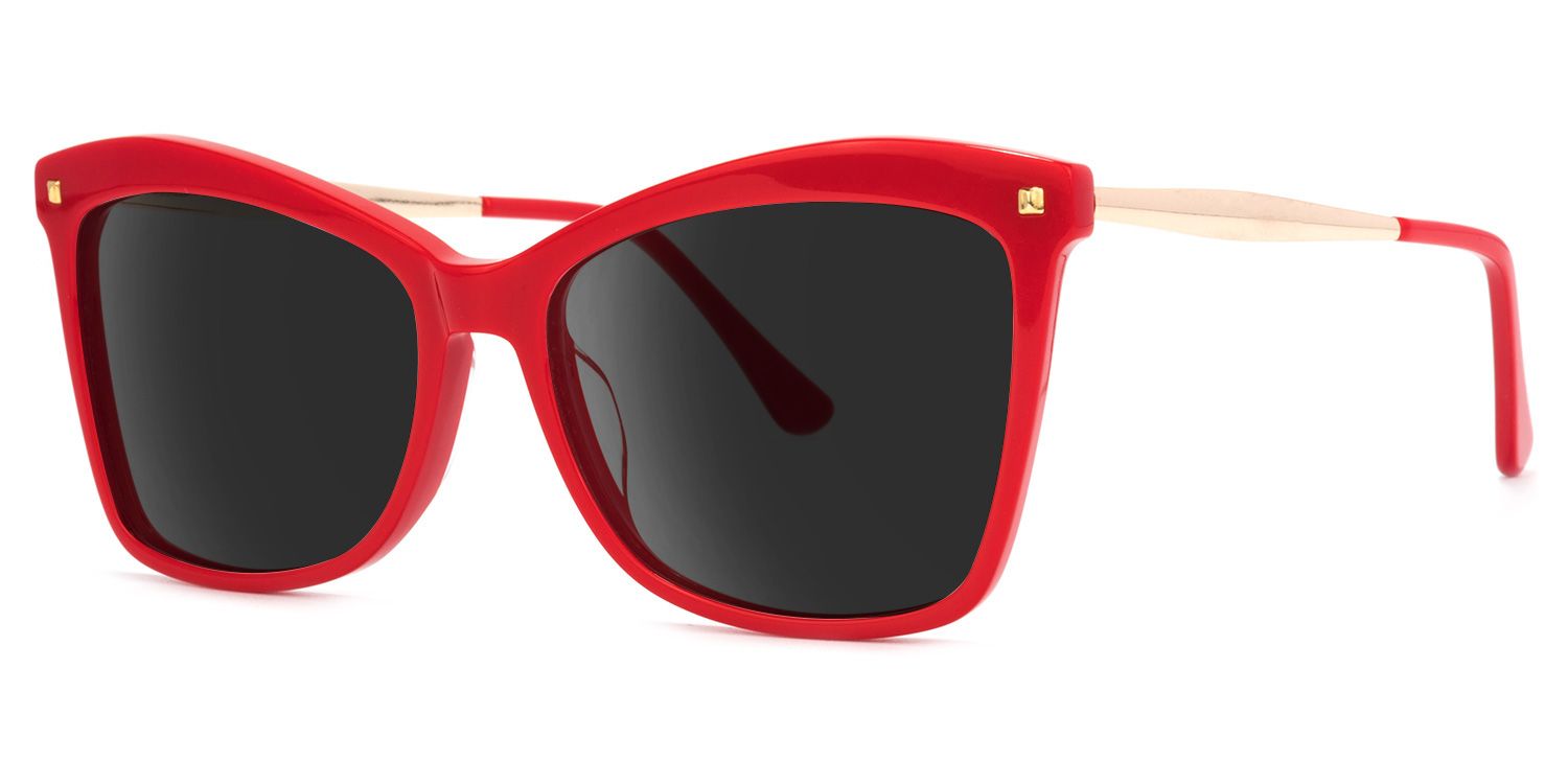 Isaebella Butterfly Red Sunglasses | ZEELOOL UK1