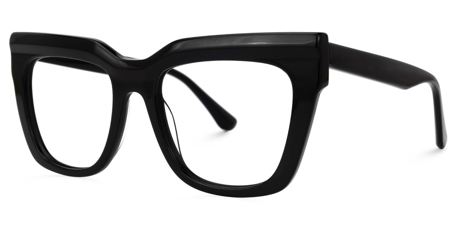 Burse Cateye Black Glasses | ZEELOOL UK1