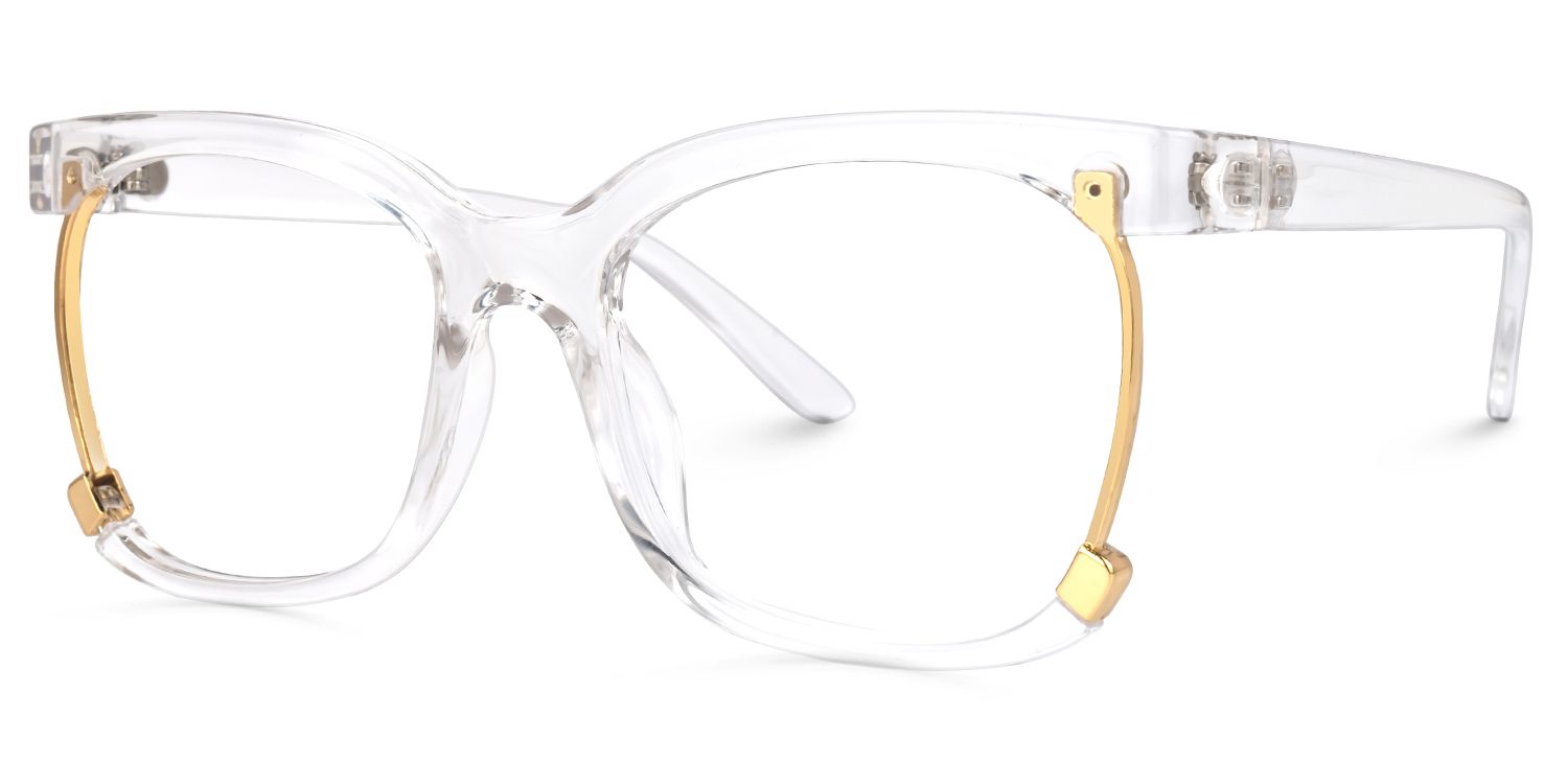 Obando Square Clear Glasses | ZEELOOL UK1