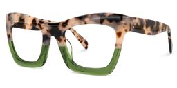 Benitez Square Two-Tone Glasses3