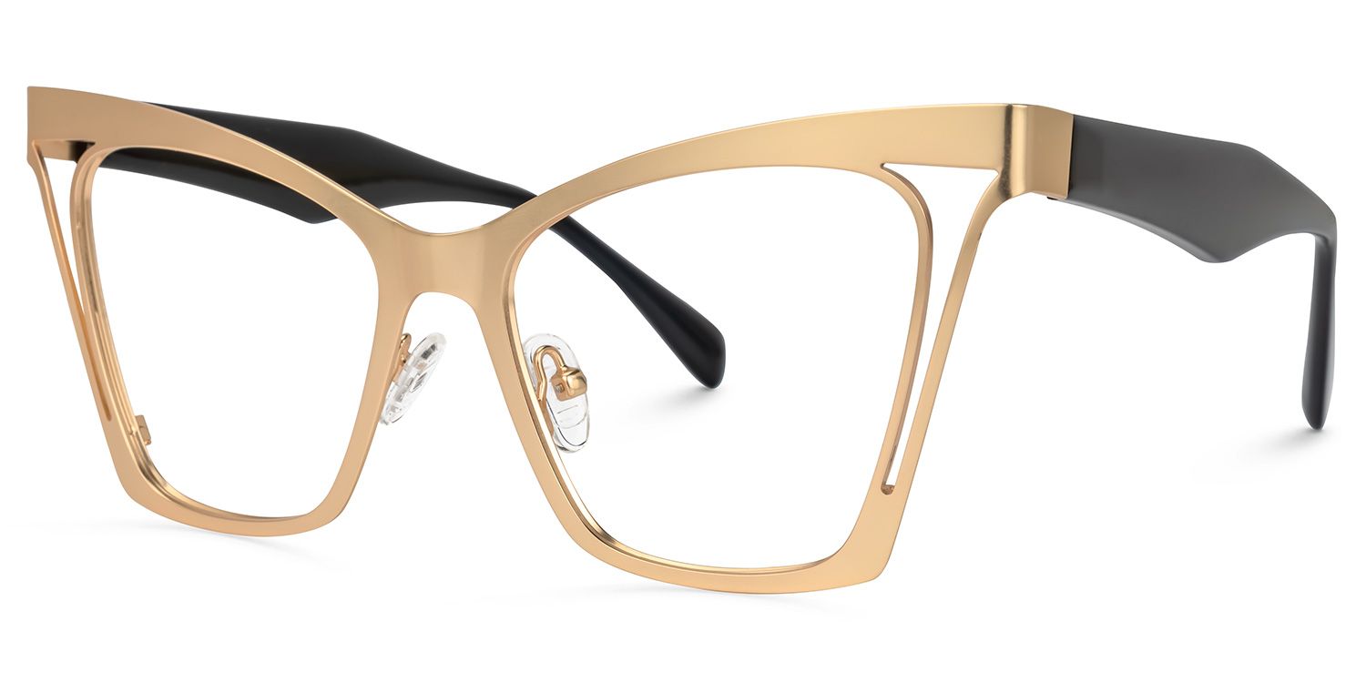 Adarsh Cateye Gold Glasses | ZEELOOL UK1