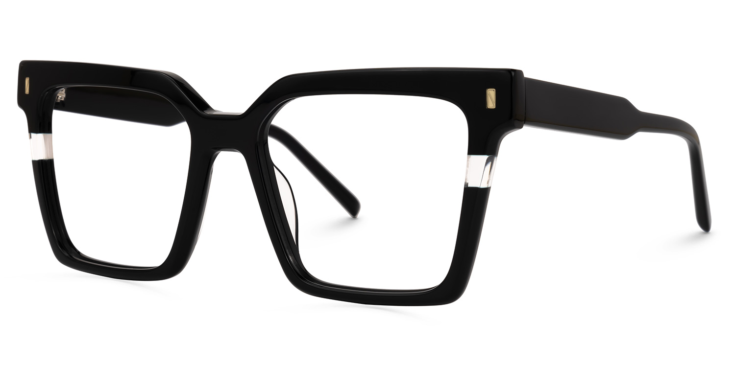 Lola Cateye Black Glasses | ZEELOOL UK1