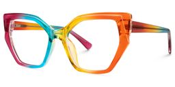 Lorena Geometric Multicolor Glasses1