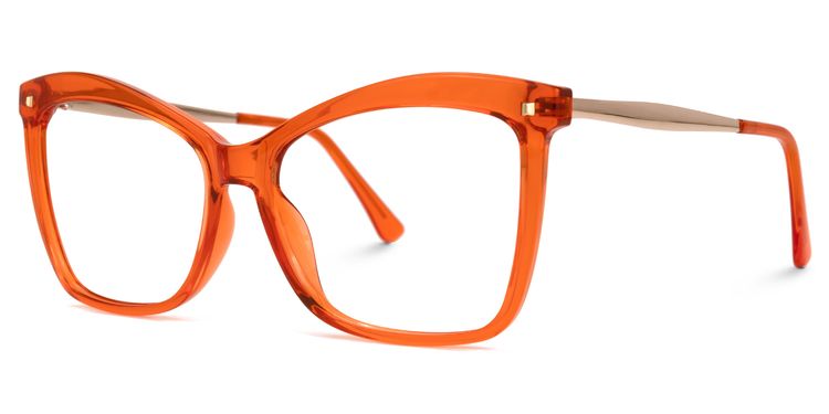Isaebella Butterfly Orange Glasses