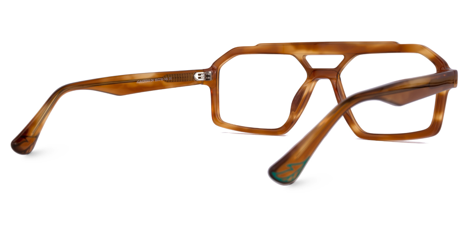 Samira Aviator Brown Glasses3