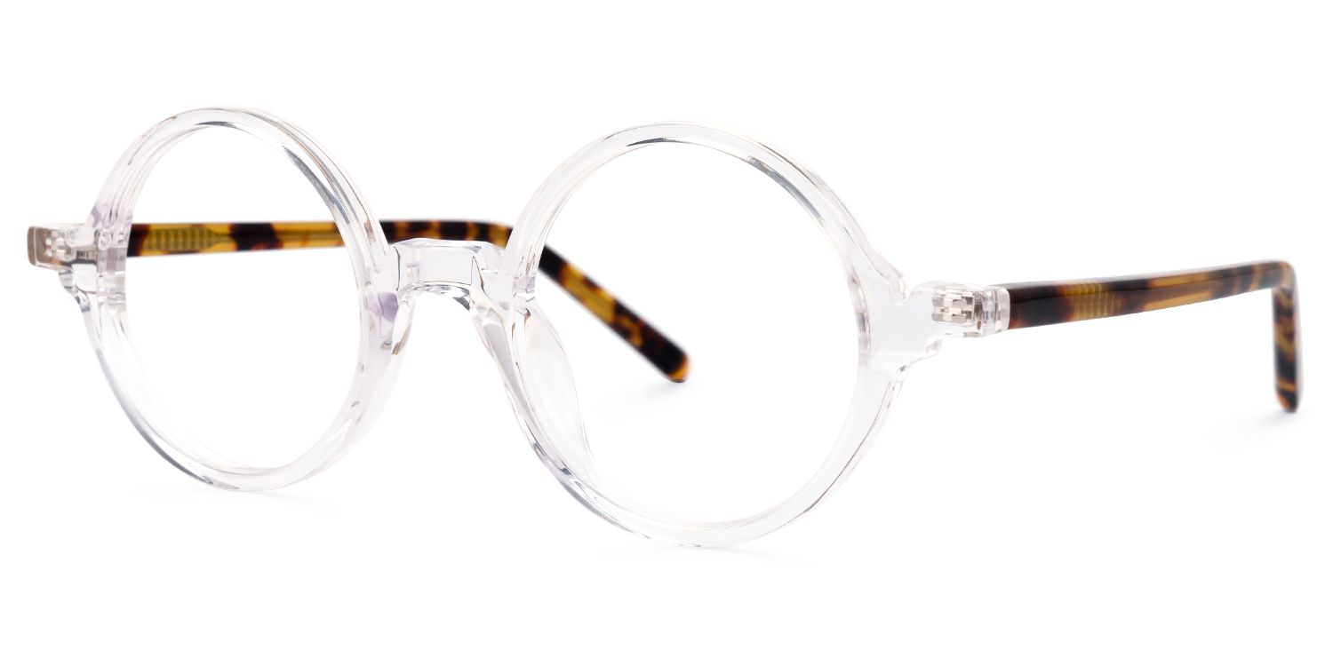 Otto Round Clear Glasses | ZEELOOL UK1