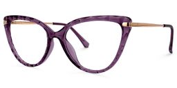 Lucas Cateye Purple Glasses1