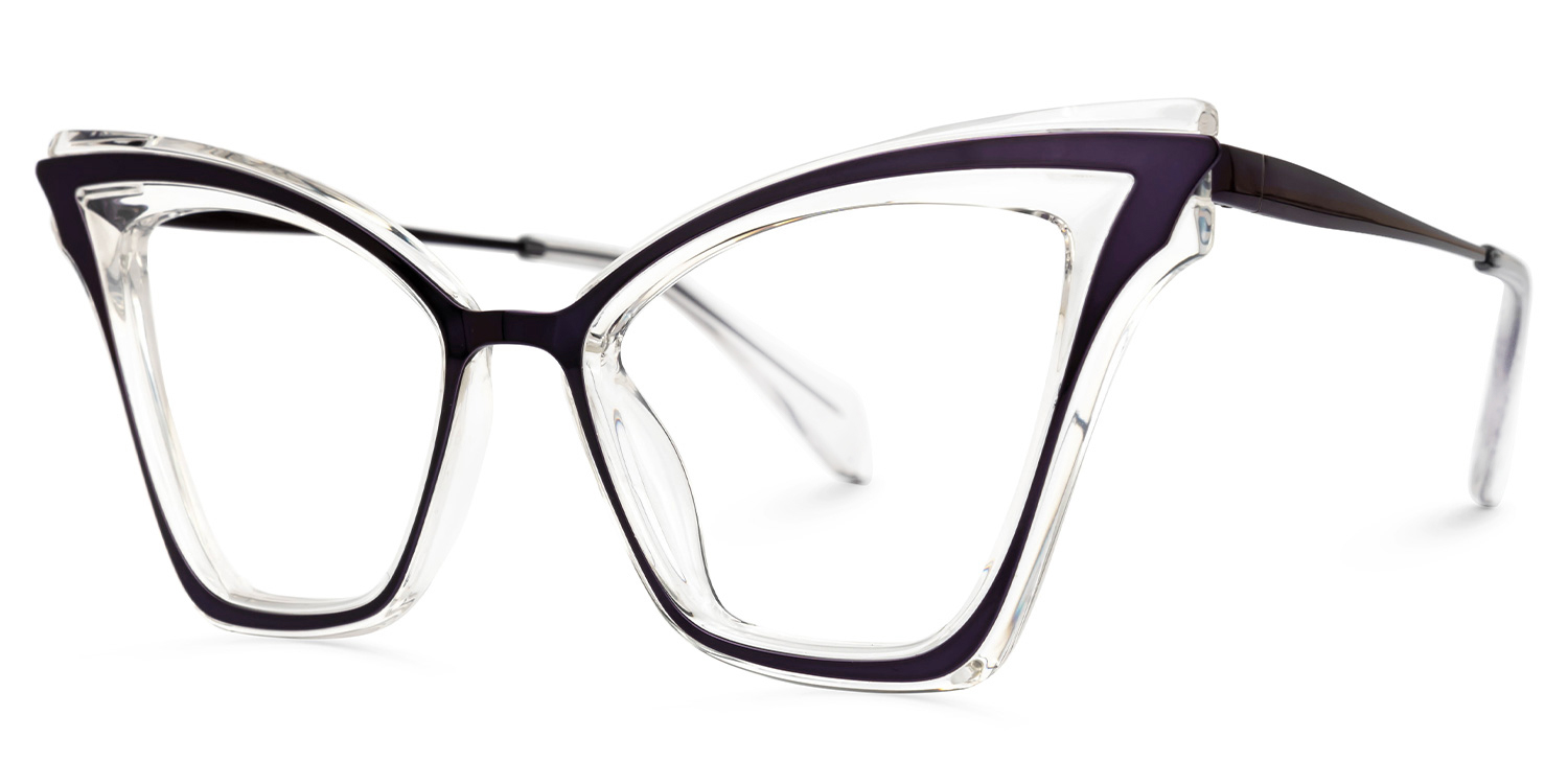 Stella Cateye Crystal Glasses | ZEELOOL UK1