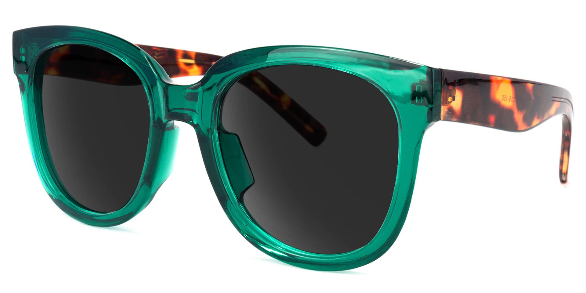 Harrell Square Dark-Green Sunglasses | ZEELOOL UK1
