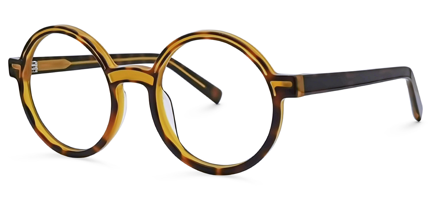 Chantel Round Tortoise Glasses | ZEELOOL UK1