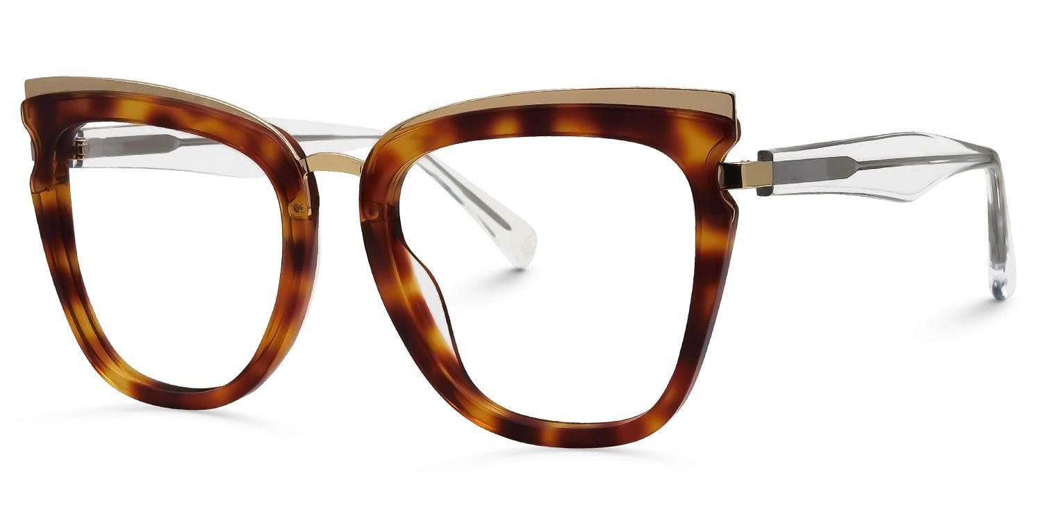 Vitez Square Tortoise Glasses | ZEELOOL UK1