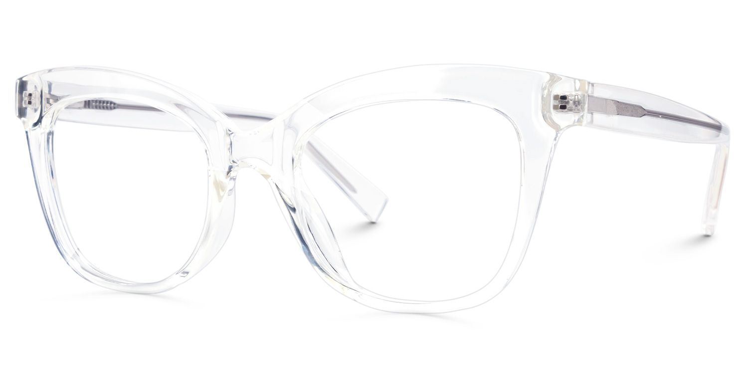 Santiago Cateye Clear Glasses | ZEELOOL UK1